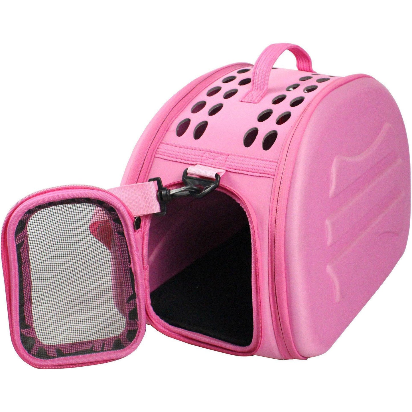 ‘Narrow Shelled’ Lightweight Collapsible Military-Grade Designer Travel Pet Carrier