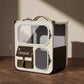 Rolling Pet Carrier with Telescopic Handle