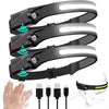 USB Rechargeable Waterproof LED Headlamp with Motion Sensor for Camping
