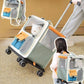 Rolling Pet Carrier with Telescopic Handle