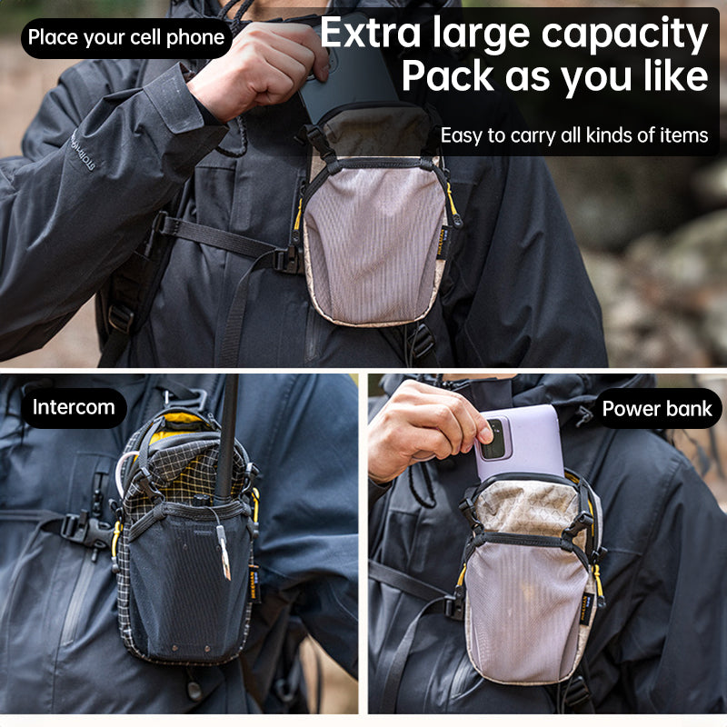 Outdoor Tactical Waist Bag Expandable for Backpacking and Lightweight Hiking