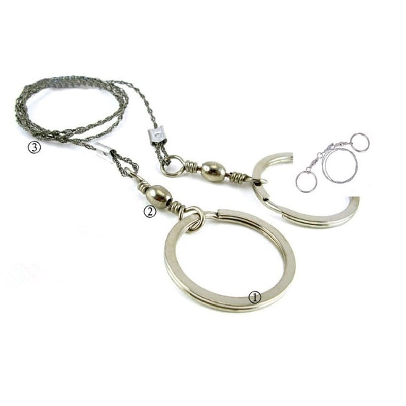 Handheld Chain Saw Wire Saw for Emergency Outdoor Survival and Camping