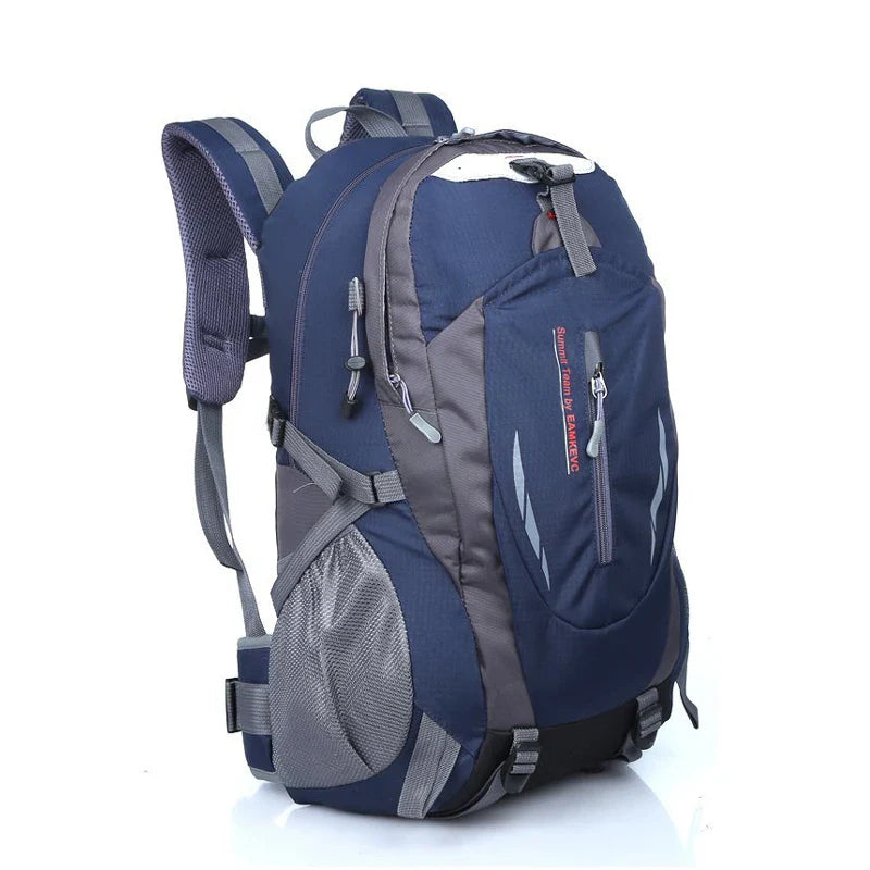 High-Quality 40L Water-Resistant Unisex Backpack for Hiking and Travel