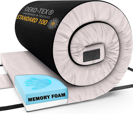 Home Bed Comfort with the Matrix Air-Cell Memory Foam Camping Mattress