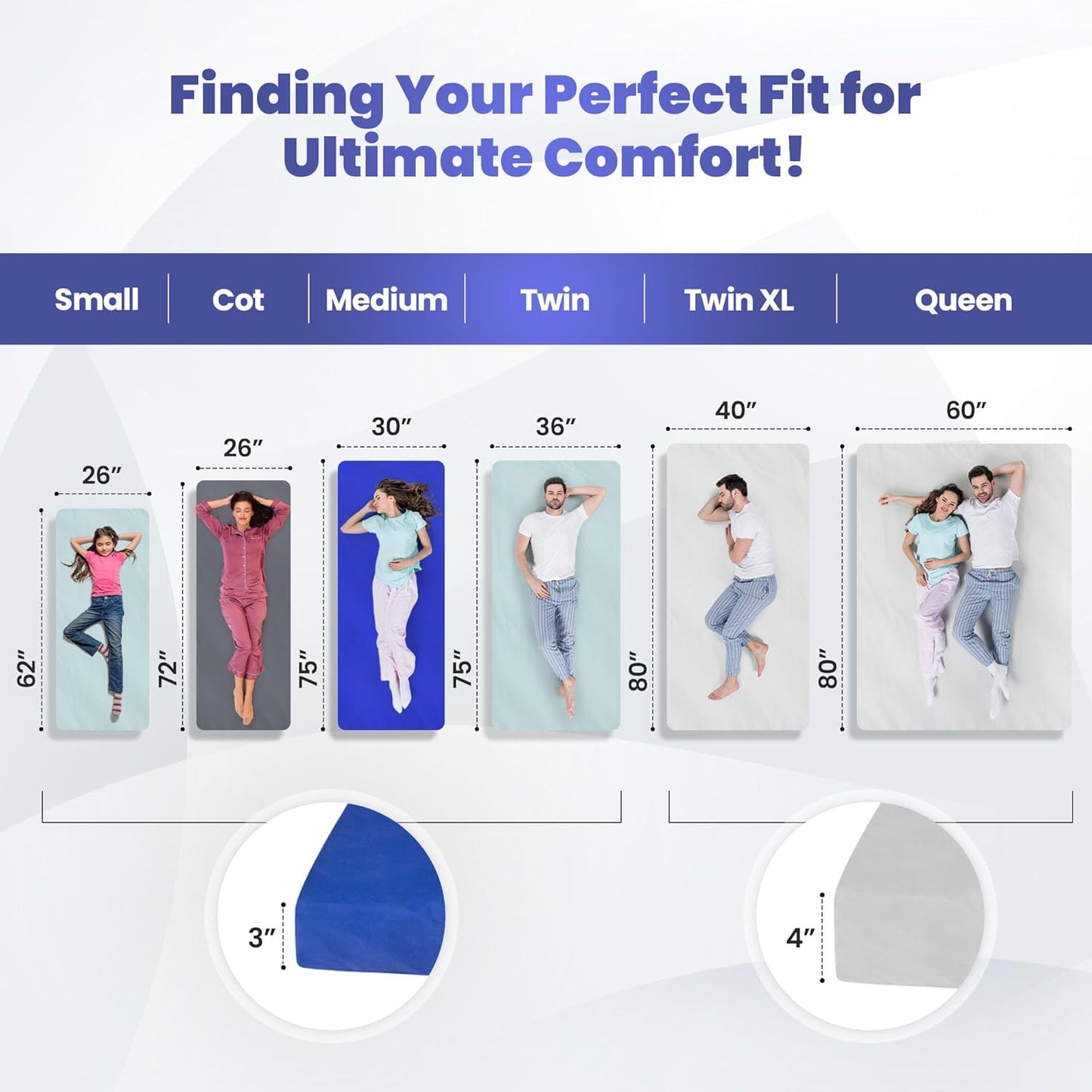 Home Bed Comfort with the Matrix Air-Cell Memory Foam Camping Mattress