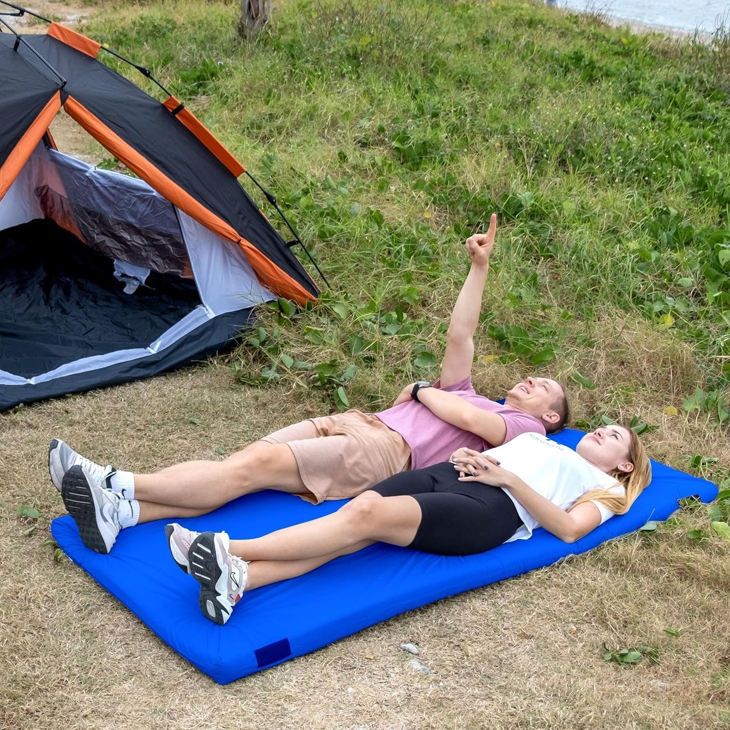 Home Bed Comfort with the Matrix Air-Cell Memory Foam Camping Mattress