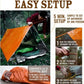 2-Person Waterproof Emergency Tent for Camping, Travel, and Outdoor Use