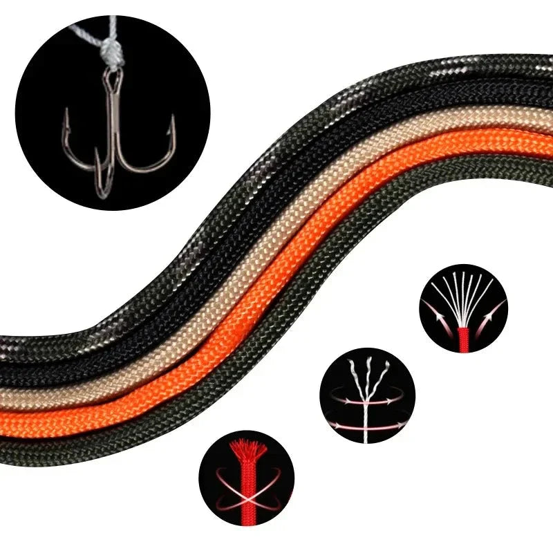 7-Core 550 Paracord Rope 4mm for Camping, Hiking, and Survival