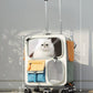 Rolling Pet Carrier with Telescopic Handle