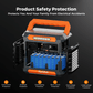 P66A 200W Solar Generator Portable Power Station 144.3Wh Battery Pack