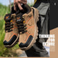 Men’s Waterproof Leather Hiking Shoes for Spring Mountain Climbing Outdoors