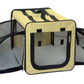 ‘Capacious’ Dual-Sided Expandable Folding Lightweight Pet Dog Crate Carrier