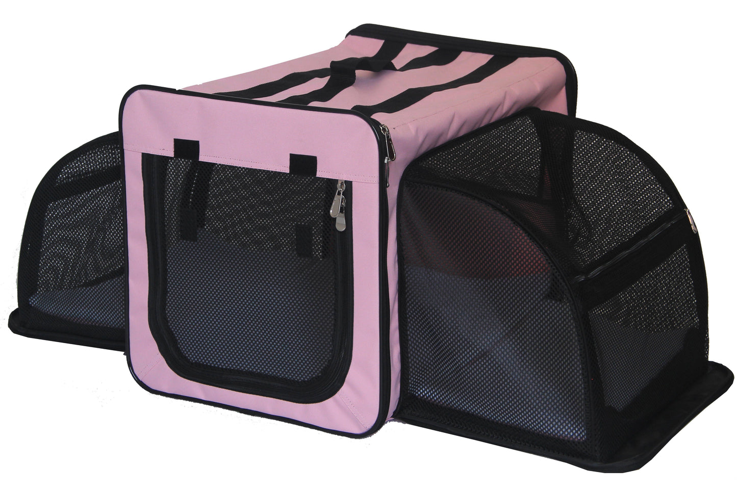 ‘Capacious’ Dual-Sided Expandable Folding Lightweight Pet Dog Crate Carrier