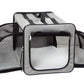 ‘Capacious’ Dual-Sided Expandable Folding Lightweight Pet Dog Crate Carrier