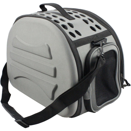 ‘Narrow Shelled’ Lightweight Collapsible Military-Grade Designer Travel Pet Carrier