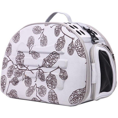 ‘Narrow Shelled’ Lightweight Collapsible Military-Grade Designer Travel Pet Carrier