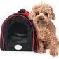 Sporty Mesh Airline-Approved Collapsible Travel Pet Carrier for Dogs
