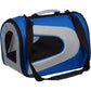 Sporty Mesh Airline-Approved Collapsible Travel Pet Carrier for Dogs