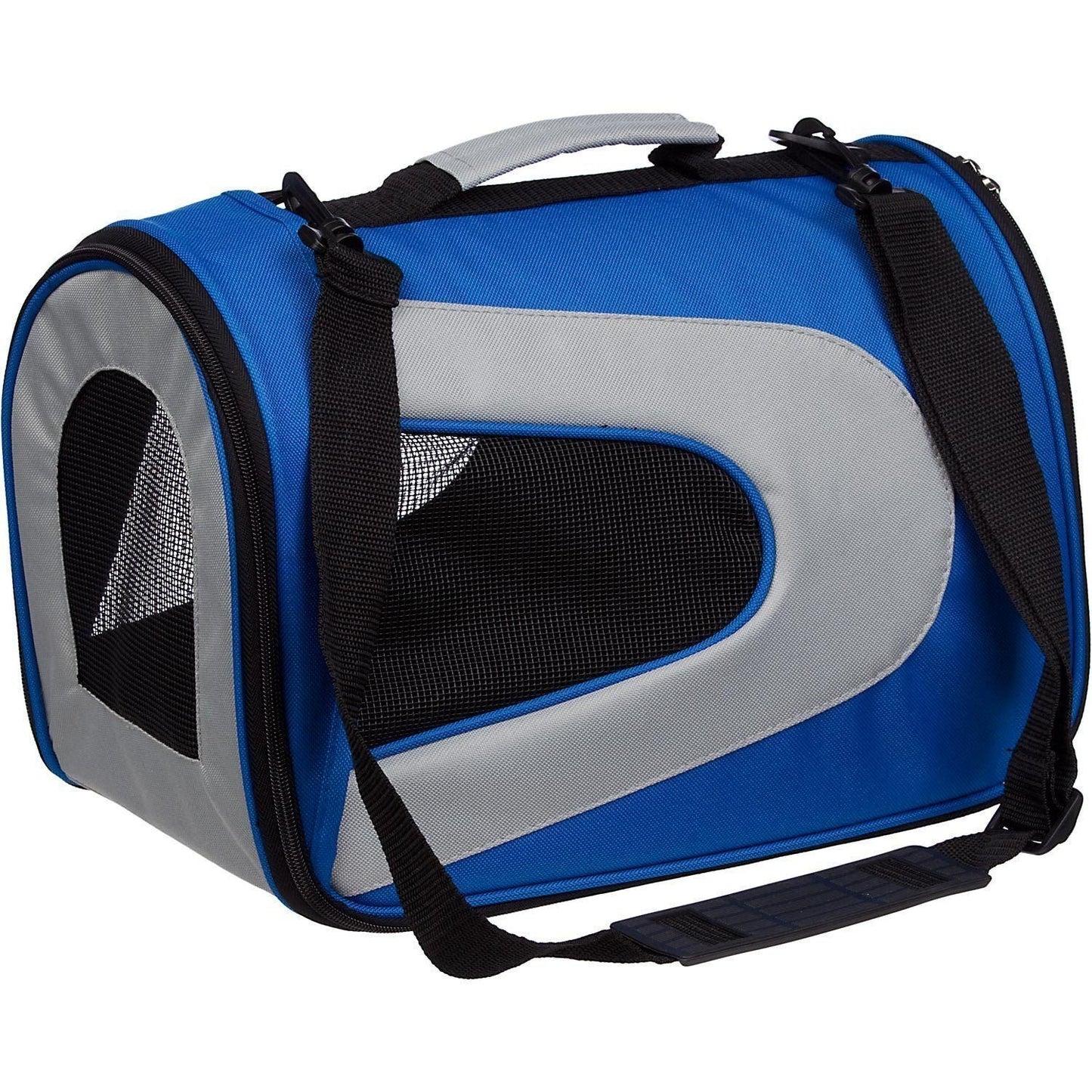 Sporty Mesh Airline-Approved Collapsible Travel Pet Carrier for Dogs