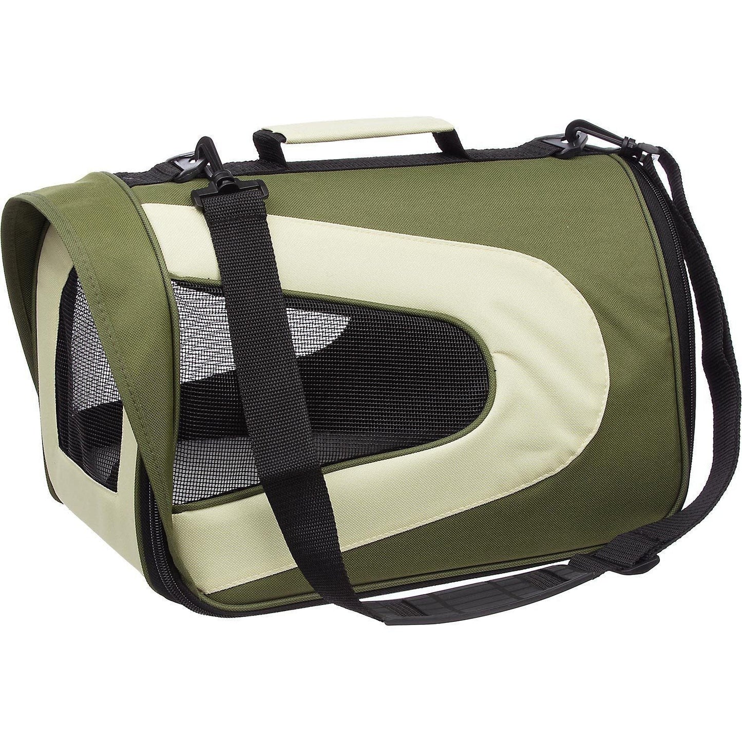 Sporty Mesh Airline-Approved Collapsible Travel Pet Carrier for Dogs