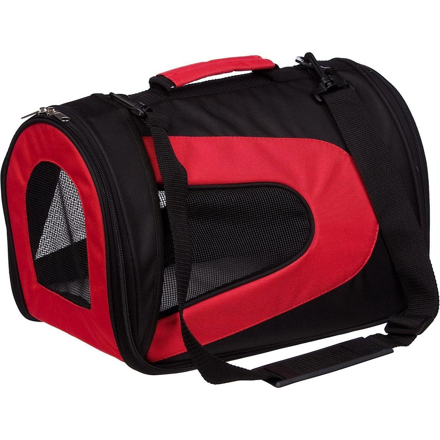 Sporty Mesh Airline-Approved Collapsible Travel Pet Carrier for Dogs