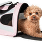 Sporty Mesh Airline-Approved Collapsible Travel Pet Carrier for Dogs
