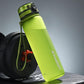 Sports Water Bottle with Time Marker Portable Leakproof Tritan Plastic