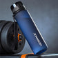 Sports Water Bottle with Time Marker Portable Leakproof Tritan Plastic