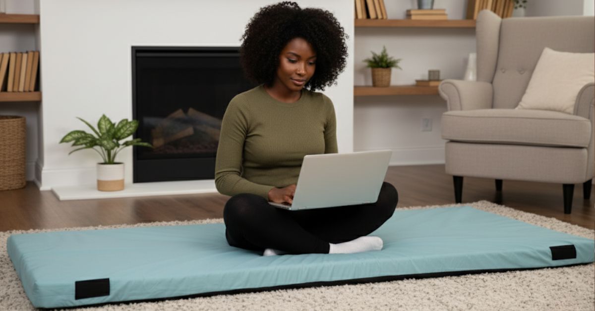 Home Bed Comfort with the Matrix Air-Cell Memory Foam Camping Mattress