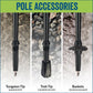 Official Casual Trek Hiking Poles with Flip Locks and Travel Bag