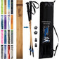 Official Casual Trek Hiking Poles with Flip Locks and Travel Bag