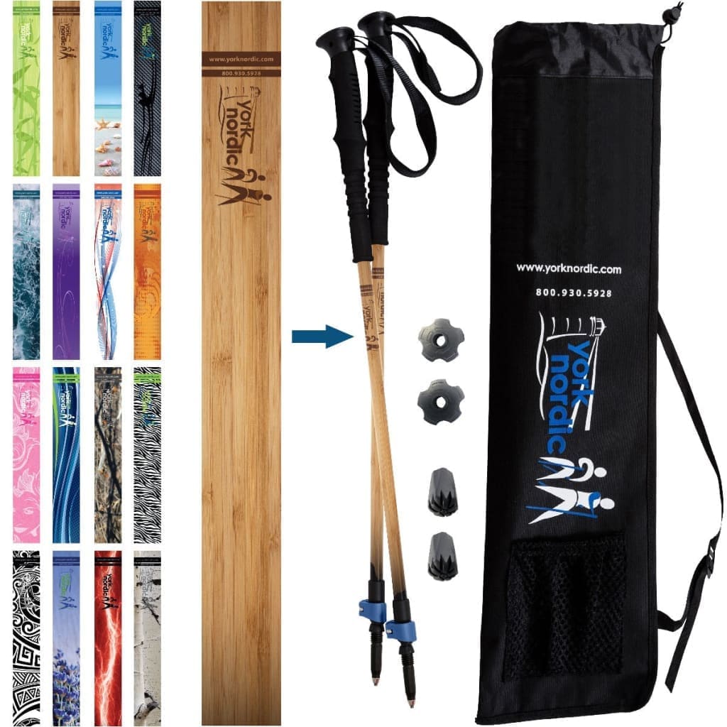 Official Casual Trek Hiking Poles with Flip Locks and Travel Bag