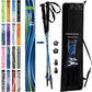 Official Casual Trek Hiking Poles with Flip Locks and Travel Bag