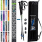 Official Casual Trek Hiking Poles with Flip Locks and Travel Bag