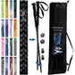 Official Casual Trek Hiking Poles with Flip Locks and Travel Bag