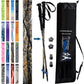 Official Casual Trek Hiking Poles with Flip Locks and Travel Bag