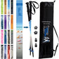 Official Casual Trek Hiking Poles with Flip Locks and Travel Bag