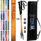 Official Casual Trek Hiking Poles with Flip Locks and Travel Bag